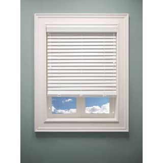 Chicology Off White Faux Wood Blinds