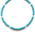 Every Morning Design Turquoise Glass Necklace