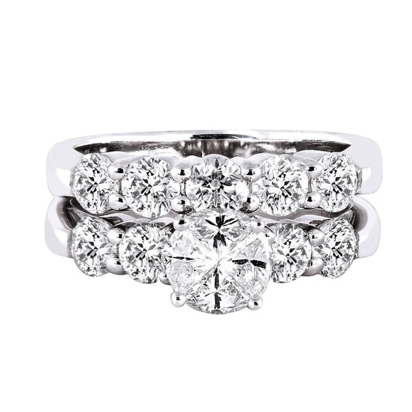 Beverly Hills Charm Quortia Collection 14k White Gold 2 16ct TDW ...