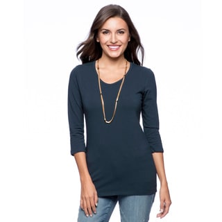 modbod Women's Basic 3/4-sleeve