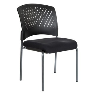Pro-Line II Armless Ventilated Plastic Visitor's Chair