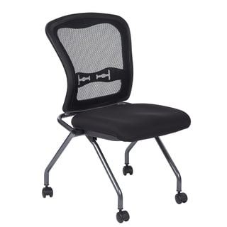 Pro-Line II Breathable Armless Padded Folding Chair (Pack of 2)