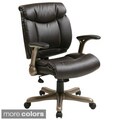 Office Star Products 'Work Smart' Eco Leather Seat and Back Executive Chair Model ECH8967