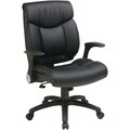Office Star Products 'Work Smart' Faux Leather Seat and Back Manager's Chair
