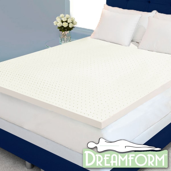 Dream Form Plus Ventilated 3-inch 4-pound High Density Memory Foam Mattress Topper