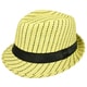 Faddism Men's Woven Fedora Hat