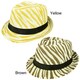 Faddism Striped Unisex Fashion Fedora Hat