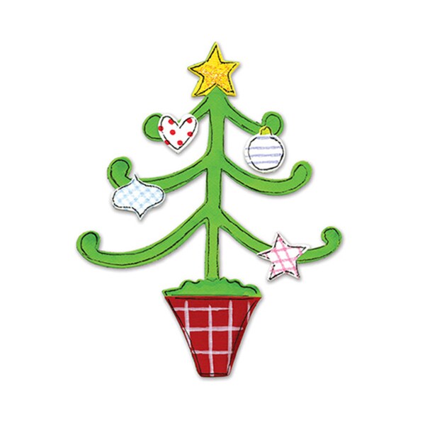 Sizzix Originals Christmas Tree with Decorations by Dena Designs Die
