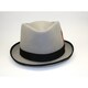 Ferrecci Men's Detroit Black Fedora Hat
