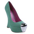 Bonnibel by Beston Women's 'BERDINE-1' Platform Curved Wedge