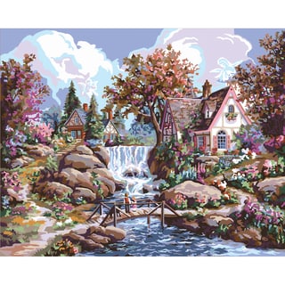 Paint By Number Kit 16"X20"-Angel Falls
