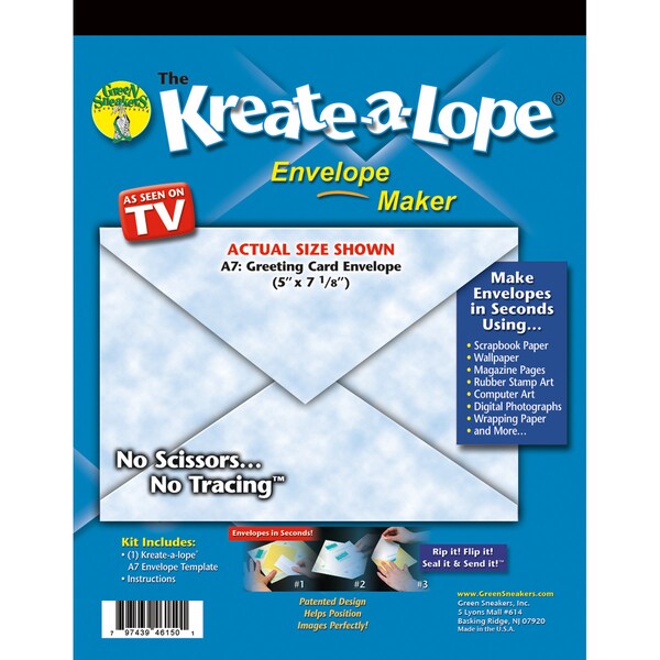 Kreate-A-Lope Envelope Template-A7