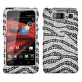 BasAcc Zebra Skin Diamond Case for Motorola XT926M Droid Razr Maxx HD