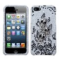 BasAcc Skulls and Crossbones Diamante Case for Apple iPhone 5