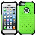 BasAcc Pearl Green/ Black TotalDefense Case for Apple iPhone 5