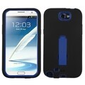 BasAcc Black Blue Hybrid Stand Case for Samsung Galaxy Note 2 II N7100
