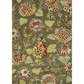 Hand Tufted Leighton Green Wool Rug (7'6 x 9'6)