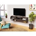 Everett Altus Plus Espresso 58-inch Floating TV Stand