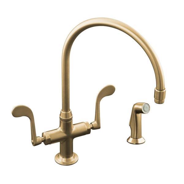 Kohler Essex Kitchen Sink Faucet with Side-spray