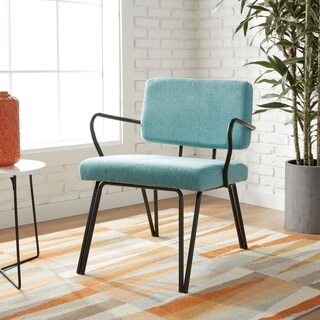 Palm Springs Aqua Upholstery Accent Chair