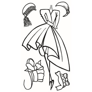Dyan Reaveley's Dylusions Couture Clear Stamps 9"X5"-Night On The Opera