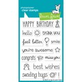 Lawn Fawn Clear Stamps-So Much To Say