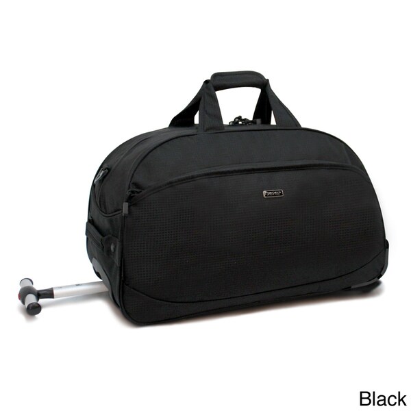 J World &#39;Christy&#39; Single Handle 20-inch Carry-on Rolling Upright Duffel Bag - 15359441 ...