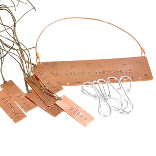 Hand-Stamped Copper Herb Drying Kit