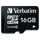 Verbatim 16GB Premium microSDHC Memory Card with Adapter, UHS-I Class