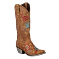 Women's 'Groovy Girl' Embroidered Cowboy Boots