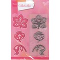 Marianne Designs Collectables Dies With Stamps-Flowers & Leaf 1 Up To 2.5"