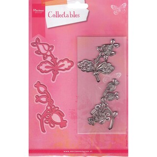 Marianne Designs Collectables Dies With Stamps-Flowers & Leaf 2