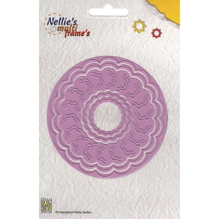 Nellie's Choice Multi Frame Dies-Incire Round 5, 5 Pieces 3" To 4.375"