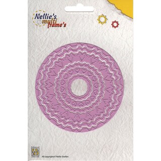Nellie's Choice Multi Frame Dies-Incire Round 6, 6 Pieces 3" To 3.875"