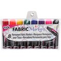 Tulip Mini Fat Fabric Markers 8/Pkg-Assorted