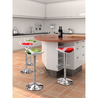 Zuo Modern 'Excelsior' Barstool Green and White