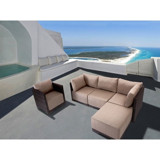 Zuo Modern Park Island Brown Ottoman