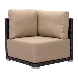 Zuo Modern Park Island Brown Corner Seat