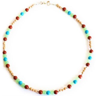 Every Morning Design Turquoise Sterling Silver Necklace