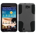 BasAcc Grey Silicone Hybrid Case for Samsung I717 Galaxy Note T879