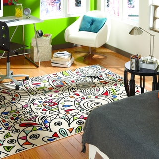 @@@ >  Indoor/Outdoor Jamboree Multi Rug (8' x 10')