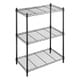 Whitmor Black Supreme Small 3-tier Shelving Unit