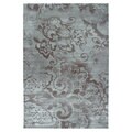 Lavish Home Mosaic Blue/ Brown Area Rug (5' x 7'3)