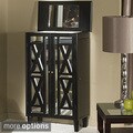 Decorative Front 3-Drawer Free Standing Jewelry Armoire