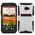 BasAcc White/ Black Case with Stand for HTC EVO 4G LTE