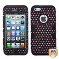 BasAcc Black/ Sprinkle Dot Diamante Case for Apple iPhone 5