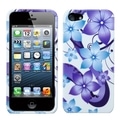 BasAcc Blue Hibiscus Flower Romance Protector for Apple iPhone 5