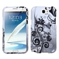 BasAcc Butterfly Monochrome Protector Case for Samsung Galaxy Note 2