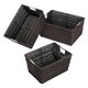 Whitmor Rattique Storage Baskets (Set of 3)