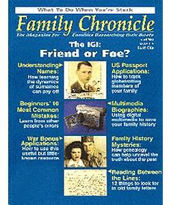 Family Chronicle, 6 issues for 1 year(s)
